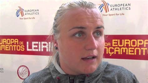 Joanna fiodorow, brązowa medalistka z lekkoatletycznych mistrzostw europy w zurychu wróciła w poniedziałek wieczorem do polski! Joanna Fiodorow (POL) after winning Hammer Throw, Leiria ...