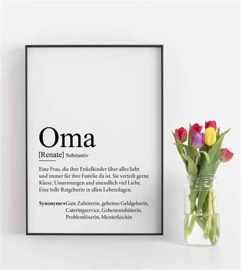 Meine mama ist ein engelchen: Oma Definition » vonHerzen Shop