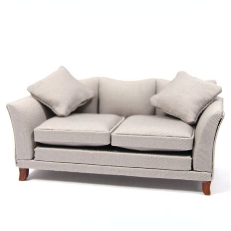 Louis furniture store with 50 name brands of home furnishings at the guaranteed lowest price in the country! Grey Sofa for Dolls House (9270) | Bromley Craft