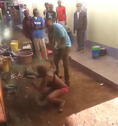 Wife and erin jobs / is your wife or husband cheating? Photos: Husband Strips Wife Unclad , Beats Her Almost To ...