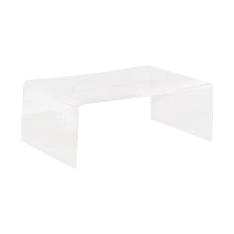 Place one in front of the sofa to hold magazines, books and. 48% OFF - CB2 CB2 Peekaboo Acrylic Ghost Coffee Table / Tables