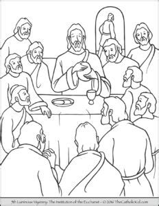 Pope john paul ii introduced the luminous mysteries. Luminous Mysteries Rosary Coloring Pages - The Institution ...