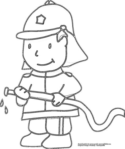 Ausmalbilder feuerwehrmann feuerwehr ausmalbilder 02 pompiers feuerwehr. Feuerwehrmann Comic - Gratis Ausmalbild