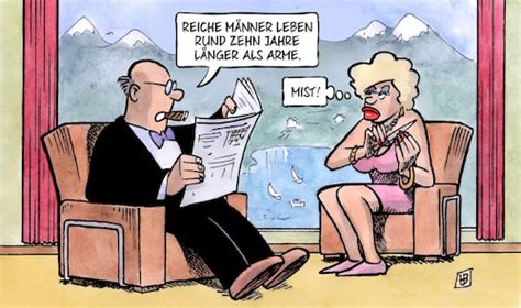 Vor seinem derzeitigen amt als bundesfinanzminister war er erster bürgermeister der freien und hansestadt. Reiche leben länger von Harm Bengen | Politik Cartoon ...