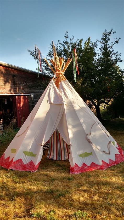 Your backyard yurt, tent or teepee can be a charming spot for house guests to stay (and stay out of your hair). Make a Teepee | Diy teepee, Diy teepee tent, Teepee