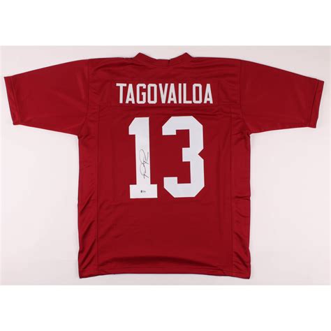 Fantasy football start your season today! Tua Tagovailoa Signed Jersey (Beckett COA) | Pristine Auction