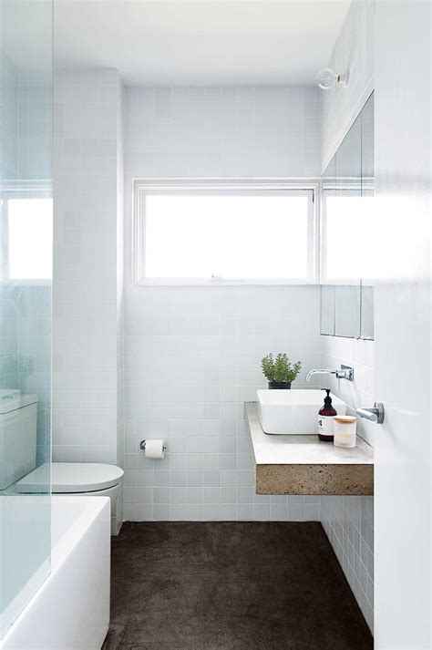 Affordable home décor online is easy with oriental trading's huge. bathroom-white-concrete-oct15 | Concrete bathroom ...