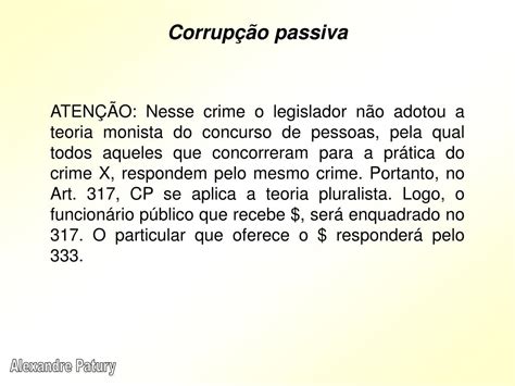 Peculato, concussão, prevaricação e outros. PPT - CRIMES CONTRA A ADMINISTRAÇÃO PÚBLICA PowerPoint ...