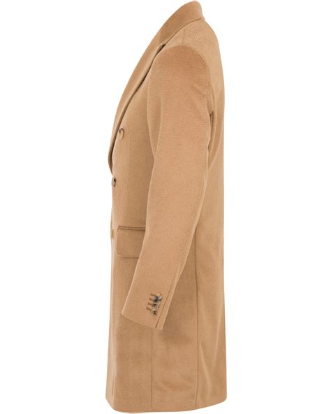 Thank you for this beautiful coat. Oscar Jacobson Saul Delux Double Breasted Camelhair Coat ...