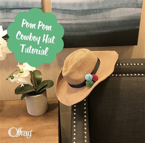 Make sure to listen to tino's ep. DIY Fashion Pom Pom Cowboy Hat Tutorial | Offray Ribbon | Cowboy, Hats