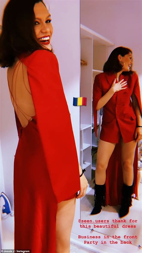 Hairy tatum moans in excitement. Jessie J sizzles in sexy red gown fashioned into a blazer ...