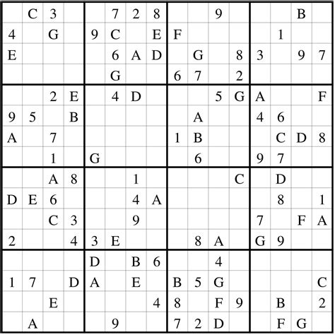 Slap me if i try to do another. Sudoku Diario: Sudoku 16 x 16