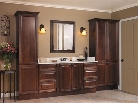 Bathroom tower cabinets are bathroom storage solutions designed to keep linens, towels, and toiletry items organized. Bathroom Cabinets & Vanities | Craftsmen Home Improvements ...