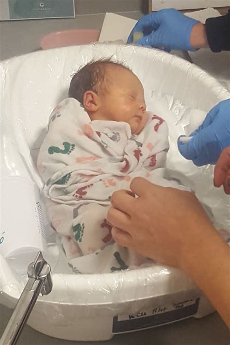 Bathing a baby can be anxiety provoking. Hospitals Are Using New "Swaddle Baths" to Soothe Newborns