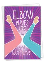 Like bustypetite, but less busty, more booty. New Booty Bumps: Hilarious Friendship Greeting Card