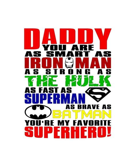 Check out our fathers day to uncle selection for the very best in unique or custom, handmade pieces from our shops. Daddy Super Hero Sign- Father's Day Gift- Dad's Birthday ...