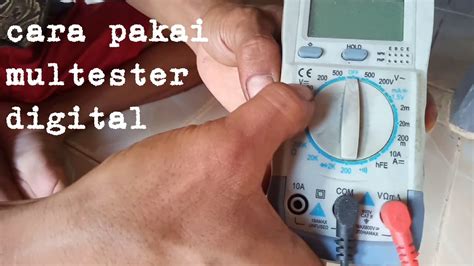 Mudah sekali panduan cara mengukur dioda bagi para pemula multimeter atau juga disebut dengan multitester merupakan salah satu. Cara menggunakan multitester | avometer | yg benar - YouTube