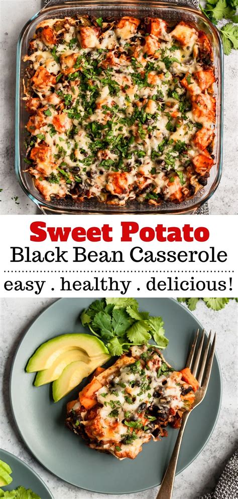 May 27, 2020 · tuna casserole, the quintessential american dish. Sweet Potato Black Bean Casserole is tasty + healthy ...