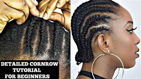 Cornrows or canerows are a style of hair braiding in which the hair is braided very close to the scalp, using an underhand, upward motion to make a continuous, raised row. HOW TO CORNROW YOUR OWN SHORT NATURAL HAIR TUTORIAL ...