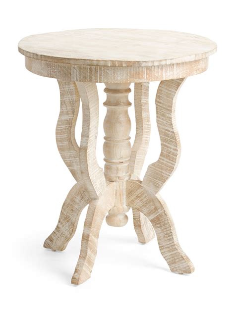 See more ideas about accent chairs, chair, furniture. Mango Wood Accent Table (With images) | Wood accent table ...