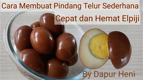 Hasilnya sangat mirip dengan yang biasa pedagang jual. Cara Membuat Pindang Telur Sederhana, Cepat dan Hemat ...