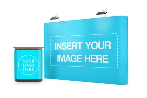 #14 free various trade show display exhibition mockup. Trade Show Backdrop and Podium Mockup Generator ...