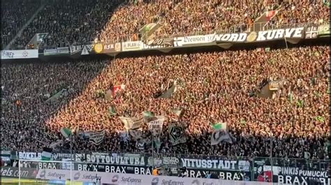 Dakikada bensebaini ve 67'de ise bu sonuçla birlikte werder bremen sezonu 17. Stimmung im Borussia-Park bei Borussia Mönchengladbach vs ...