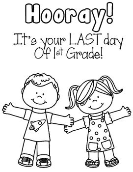 This printable is available as a pdf. Last Day of School Coloring Sheet by Robyn's Resource Room ...