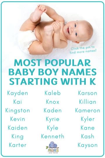 Are you getting enough vitamin k? Baby Boy Names That Start With K