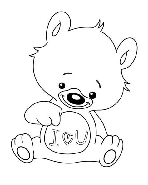 Valentine coloring pages are here! #bear #coloring #love #pages #teddy 2020 Check more at ...