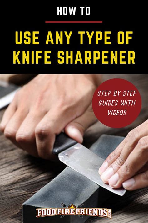 We're going to be working with hazardous temperatures and potentially dangerous tools. How to Use Any Knife Sharpener - Step by Step Guides With ...