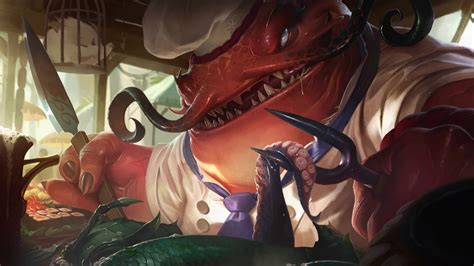 This is a teaser spotlight of master chef tahm kench with ingame gameplay! Master Chef Tahm Kench animated splash art on Vimeo