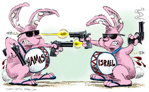 This cartoon depicts israel's political feeling of palestine. Kendra Pigott's Blog: Hamas and Israel political cartoon