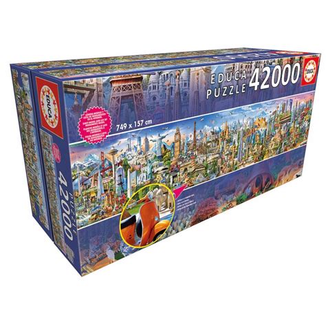 For a limited time, save 50%. 17570 Around The World Educa 42000 Piece Puzzle