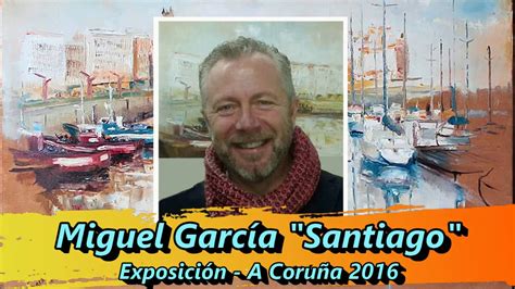 One is amazed by the serene joy and happiness radiation from his beautiful colors. MIGUEL GARCÍA "SANTIAGO", Pintor español, Exposición A ...