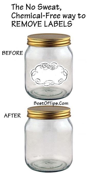 The easiest and quickest technique to remove labels from wine bottles! Pin by Little Indian Girl on HOMEMADE | Jar, Bottles and ...