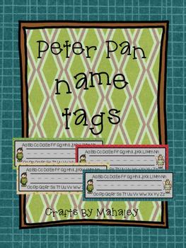 Buy peter pan disneyana plates and get the best deals at the lowest prices on ebay! Peter Pan theme Name Plate | Disney themed classroom ...