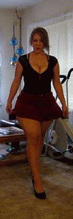 Femaleagent milf loves an incredible ass. Mal Malloy in a Mini Skirt with Major Cleavage Out! - Freakden