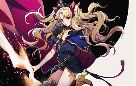What's the best support for passing by and investing a coin? Wallpaper girl, anime, art, fate/grand order, ereshkigal ...