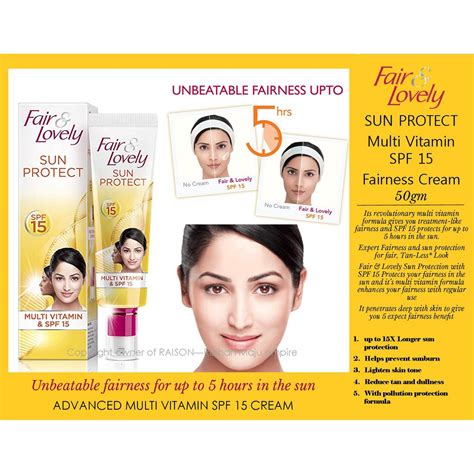 Advertising in india this real world example supports how global marketing topics and issues are affecting businesses every day. Fair & Lovely SUN PROTECT Multi Vitamin SPF 15 Fairness ...