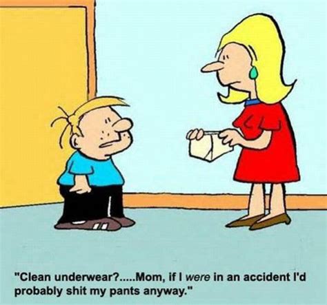 There's a fine line between a numerator and a denominator. Clean Underwear
