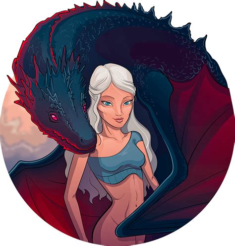 khaleesi & Drogon on Behance | Mother of dragons, Game of thones, Khaleesi