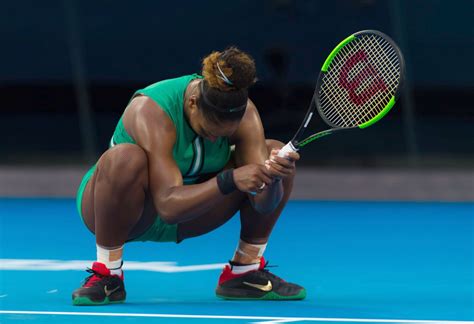 We are notifying ticket holders, players and staff that there will be no fans onsite at the ao for five days. SERENA WILLIAMS at 2019 Australian Open at Melbourne Park ...