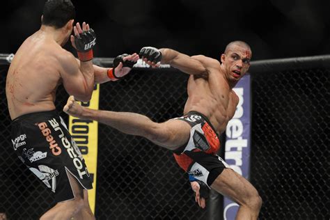 The fighters went back and forth with kicks. UFC Fight Night 45 results: Edson Barboza liver kick stops ...