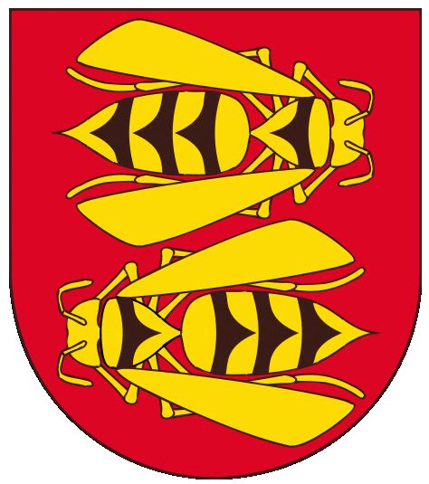 Analyse und interpretation von inhalt und aufb. Wespen - Wappen von Wespen (Crest of Wespen)
