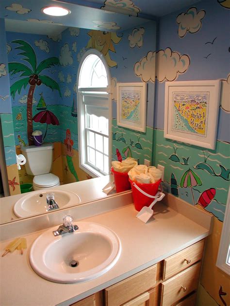 Discover the best small bathroom designs that will brighten up your space and make the whole room feel bigger! Pin on Murals and Art