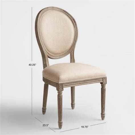 For this design, the chair was 44 to measure your dining room chair slipcovers, start with measure the length of dining room chair. Round Back Paige Upholstered Dining Chair Set of 2: Blue ...