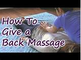 I'm going to show you how to give a sensual massage that will connect you to her body and let you explore it. Massage Therapy How To, Give a Back Massage for Relaxation ...