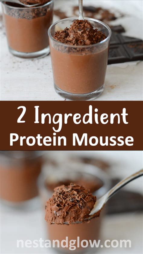 To make the honeycomb, line a baking tray with baking paper. 2 Ingredient Healthy Chocolate Protein Mousse Recipe - Vegan