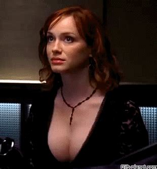 Gorgeous blonde stripping and flashing amazing body. Related image Christina Hendricks bb gif | Christina ...
